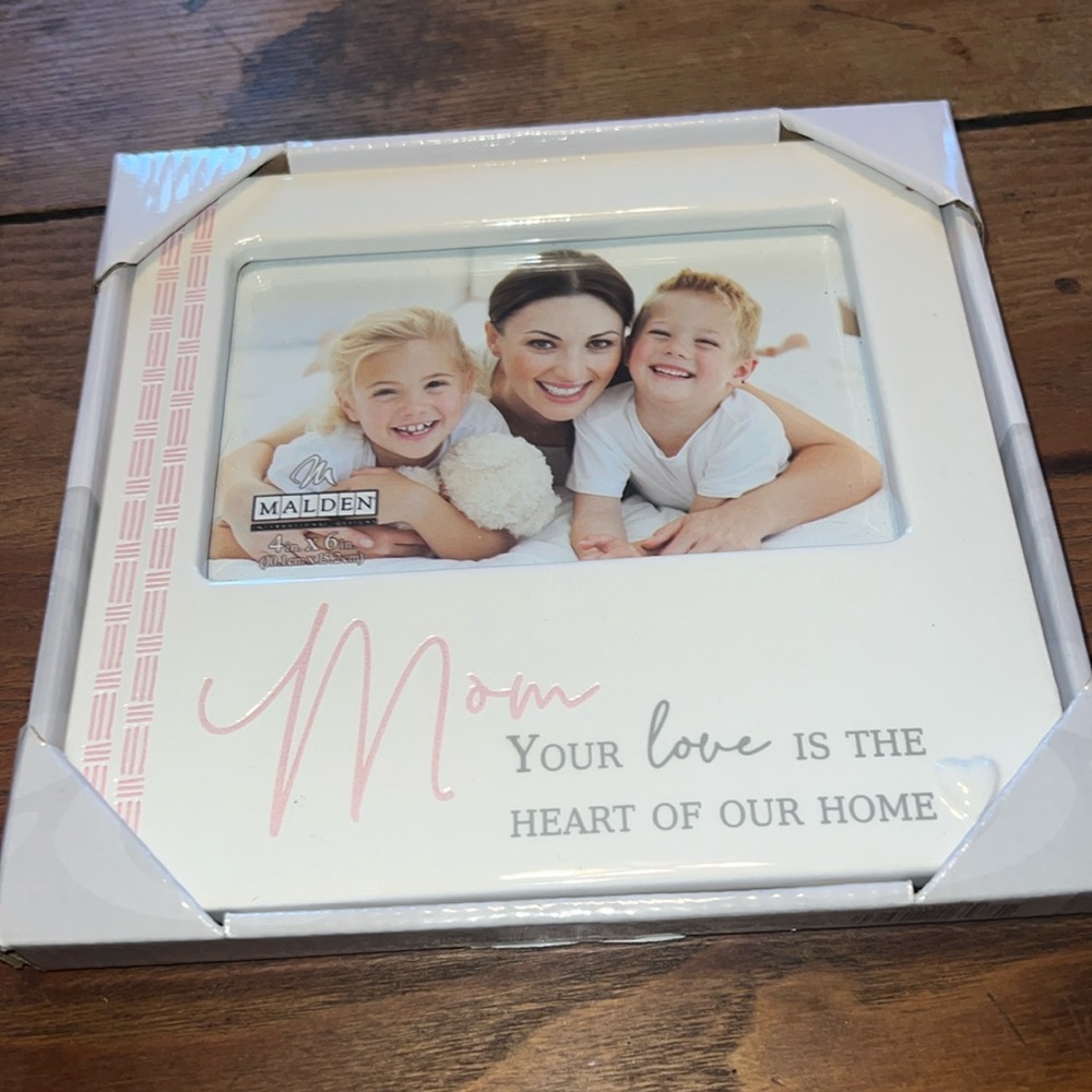 NIB Mothers Photo Frame 4x6 glass‎ new in package memories baby nursery decor